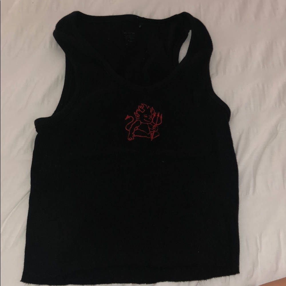 brandy melville devil tang top